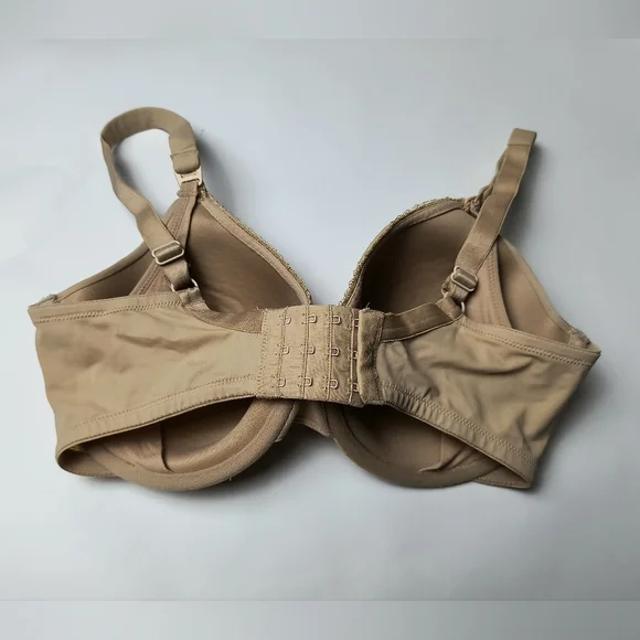 Motherhood Classic Beige Bra 34DD Nursing Lining - Picture 3 of 9